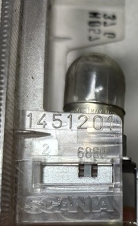 фото thumb №2, Scania r комплект ламп бардачка 1451201