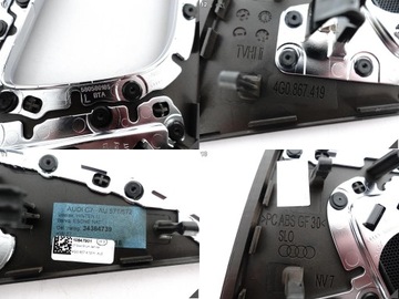 фото thumb №11, Audi a6 s6 4g0 c7 рестайлинг 10-18 защита dekor дверь левая зад хром дерево aj3