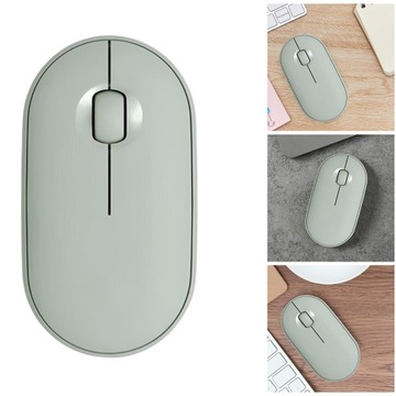 USB-мышь, 1000 точек на дюйм, портативная, зеленая