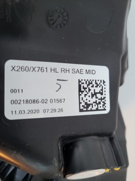 фото thumb №8, Лампа правая перед jaguar xf x260 f-pace x761 mid usa mk83-13w029-fa