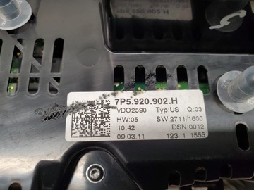 фото thumb №7, Porsche cayenne 92a 7p5920902h перед сторона ліва спідометр, прилади