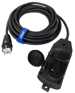 H07RNF OnPD резиновый удлинитель 3х2,5 2м с РАЗДЕЛИТЕЛЕМ