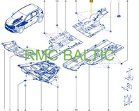 фото thumb №13, Защита подвеска правый задняя dacia jogger logan iii sandero iii