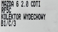 фото thumb №6, Коллектор выпускной mazda 5 6 mpv 2.0d citd rf5c