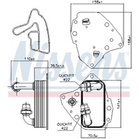 фото thumb №5, Радиатор масла nissens 90996
