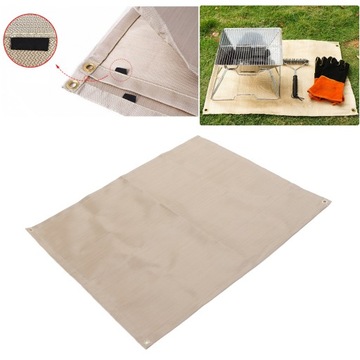 ANTYTŁUSZCZOWA MATA POD GRILLA BBQ 80X60 CM