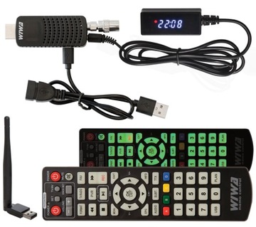 HEVC DVB-T2 НАземный ТВ-ДЕКОДЕР + АНТЕННА WIFI