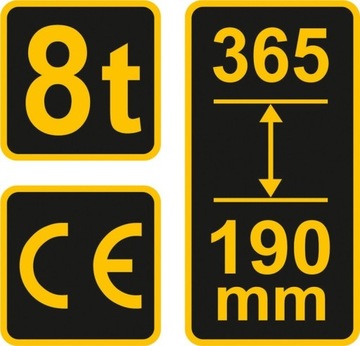 ГИДРАВЛИЧЕСКИЙ ПОДЪЕМНИК 8T 80042 Vorel