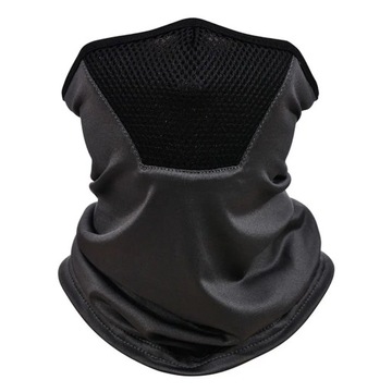 Face Scarves Neckline Mask Mesh Solid Color Ice Silk Summer Sunscreen Mask
