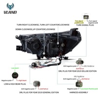 фото thumb №14, Фары лампы kpl full led neon тюнинг toyota hilux 8 viii n120 2015-20