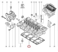 фото thumb №4, Прокладка головки renault master ii trafic ii opel nissan 2.5 dci bga