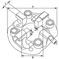 фото thumb №9, Щеткодержатель стартер mitsubishi asx lancer viii outlander ii