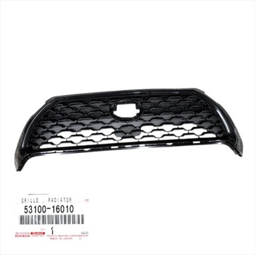 фото thumb №1, Решётка радиатора решётка бампера перед toyota corolla cross 22- чёрный пианино новая