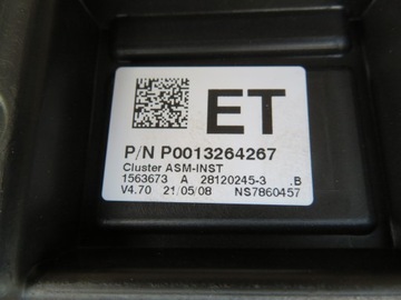 фото thumb №14, Комплект манометр модуль рулевой/подрулевой opel corsa d 1303304b