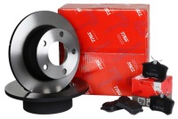 фото thumb №1, Тормозные диски тормозные колодки trw задняя mercedes slk r170 96-04