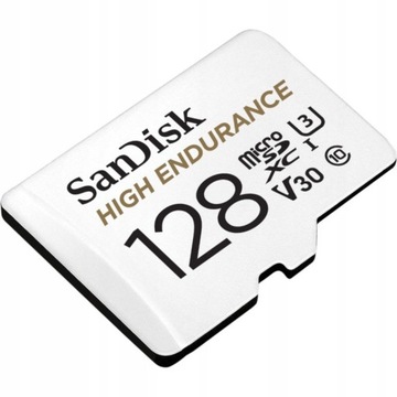 Карта SanDisk High Endurance microSDXC 128 ГБ V30