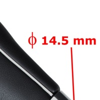 2x ручка перемикання передач 6b+r еко-шкіра чорна до mercedes c w203 a w169 2000- Ціна, фото thumb