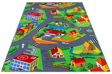 Ковер Ковер Роуд -Виллидж улицы Городской фермерский город улицы 150x220
