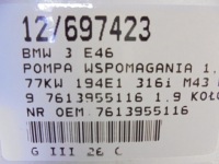 фото thumb №7, Bmw 3 e46 насос гідропідсилювач 7613955116 1,9