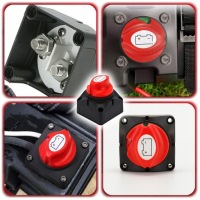 Головний вимикач струму акумулятор hebel 12v 24v 48v 1250a захист Зі Шроту, фото thumb