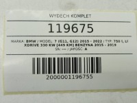 фото thumb №10, Выхлоп гаситель конечный средний kompletny bmw 7 g11 4.4 v8 8635196