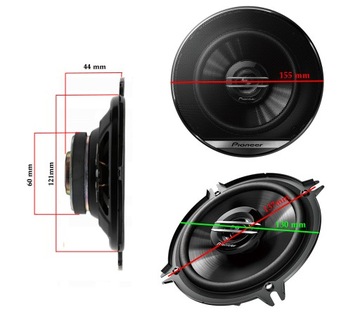 фото thumb №9, Pioneer динаміки 4 szt двополосні opel astra h corsa d e двері перед + зад