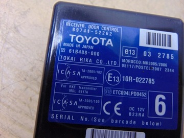 фото thumb №5, Модуль блок керування двері toyota iq 89741-52262