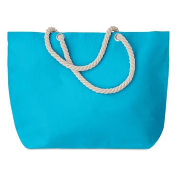 DUŻA TORBA PLAŻOWA BAWEŁNIANA 220G 55x15x39cm MENO