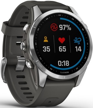 Умные часы GARMIN Fenix ​​7S Серебристо-серые