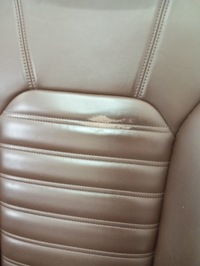 фото thumb №5, Оббивка шкіра сидіння alfa romeo stelvio коричневі