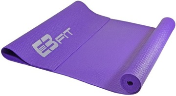 Коврик для упражнений EB FIT фиолетового цвета 170x60см