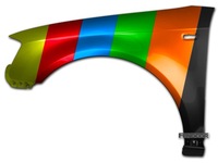 фото thumb №1, Крыло левый do audi a3 8p 03-08 з отверстие lz6e