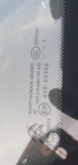 фото thumb №4, Стекло кузовная правый перед citroen c4 picasso ii 2015r