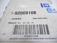 фото thumb №8, Клапан mopar оригинальный номер 52009108