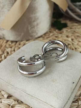 Серебряные зажимы для ушей, украшения, новые диски c105