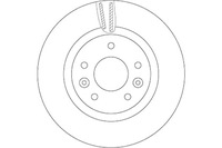 фото thumb №1, Trw тормозные диски тормозные 2szt. перед nissan leaf qashqai i qashqai ii