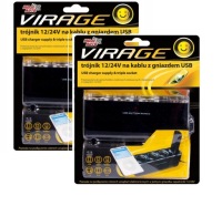 фото thumb №1, Moje авто rozgałęziacz прикуривателя 12/24v + usb