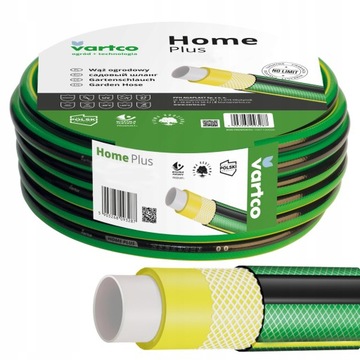 WĄŻ OGRODOWY 4-WARSTWOWY VARTCO HOME PLUS 27 BAR 1/2'' 50M PRODUKT POLSKI