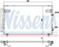 фото thumb №12, Конденсатор радиатор кондиционера [nissens]