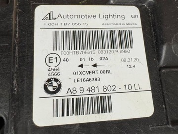 фото thumb №11, Bmw x7 g07 лампа правая перед передняя laser 9481802-10