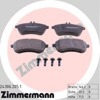 Тормозные диски тормозные колодки zimmermann передок  mercedes slc r172 Доставка, фото thumb
