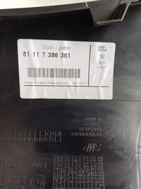 фото thumb №10, Направляющая кронштейн противотуманной фары бампера перед левый bmw f30/f31 lift 15-18