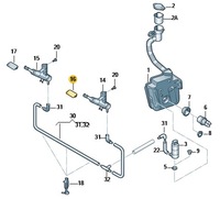 фото thumb №3, Заглушка распылителя фара левая octavia ii