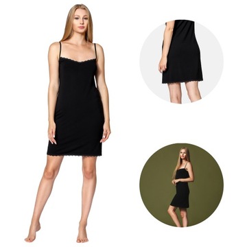 Юбка XXL из ВИСКОЗЫ с бретелями и кружевом