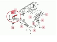 фото thumb №3, Шланг труба трубка egr actyon kyron rexton rodius