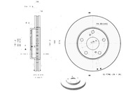 фото thumb №1, Brembo гальмівні диски гальмівні 2szt. перед l/p lexus es