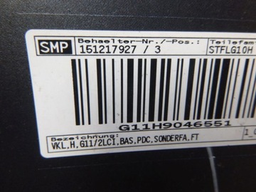 фото thumb №8, Bmw 7 g11 g12 lci рестайлінг бампер задній