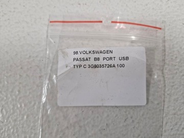 фото thumb №6, Volkswagen passat b8 гнездо port usb тип c 3g8035726a
