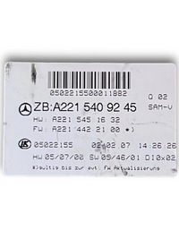 фото thumb №5, Mercedes s клас w221 модуль sam 2215409245 !m