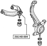 фото thumb №2, Zsg-hd-004 nty шаровая опора рычага
